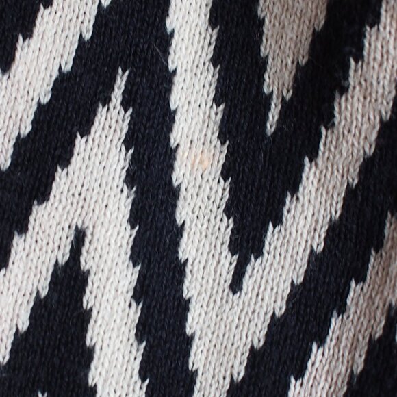 Windsmoor | Cotton/Wool Black and White Open Cardigan - Picture 4 of 4